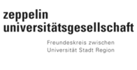 Logo der Zeppelin Universitätsgesellschaft mit dem Text: Freundeskreis zwischen Universität, Stadt und Region.